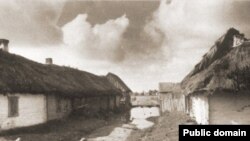 Деревня на Волыни, архивное фото 