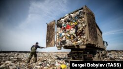 Полигон твердых бытовых отходов "Ядрово" в Подмосковье