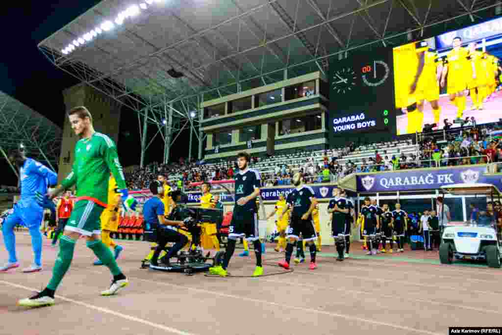 &quot;Qarabağ&quot; futbol üzrə Avropa Liqası&nbsp;pley-off mərhələsinin cavab oyununda&nbsp;&nbsp;&quot;Yanq Boyz&quot; a 3:0 hesabı ilə qalib gəldi. 