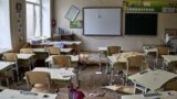 Училиште во регионот Харкив погодено од ракетен напад, 25 јули 2022 година
