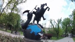 Парк кованых фигур в оккупированном Донецке