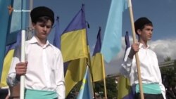 В Херсоне состоялся митинг к 72-й годовщине депортации крымских татар (видео)