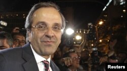 New Democracy leader Antonis Samaras (file photo)