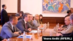 Sastanak Aleksandra Vučića i Stjuarta Piča