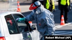 Nemačko-poljska granica tokom pandemije virusa korona (24. mart 2020)
