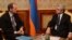 Armenia - President Serzh Sarkisian (R) meets with Mark Horton, head of a visiting IMF mission, in Yerevan, 29Apr2013.