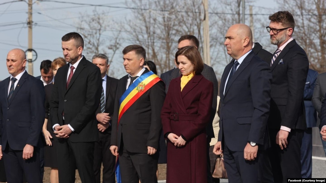 Ilie Bolojan, în perioada în care era primar al municipiului Oradea, în vizită la Chișinău, cu Maia Sandu - februarie 2020. 