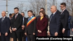 Ilie Bolojan (al doilea din dreapta) în vizită în R. Moldova, în martie 2023.