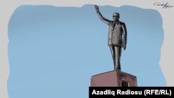Monument To Heydar Aliyev (RFE/RL Azerbaijani Service)