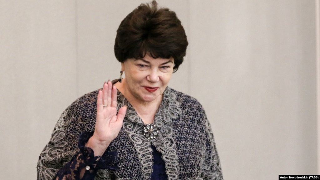 Russian State Duma member Tamara Pletnyova (file photo)