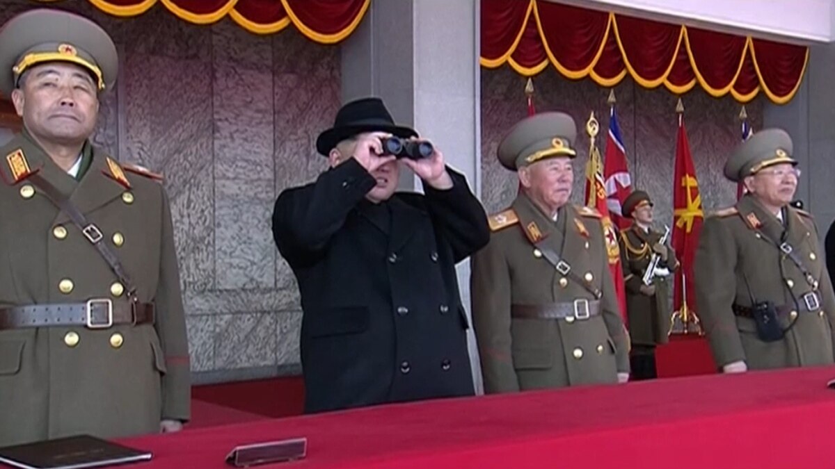 North Korea Parades ICBMs On Eve Of Olympics