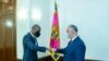 Ambasadorul SUA în R. Moldova, Dereck J Hogan, și președintele R. Moldova, Igor Dodon