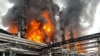 Пожар на заводе на Ямале (архивное фото) 