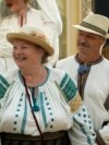 Moldova, Simion and Liudmila Gonta from Dragusenii Noi, Hancesti, make folk costumes