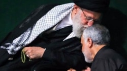 Верховный лидер Ирана аятолла Али Хаменеи и Касем Сулеймани.