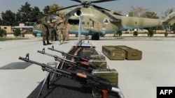 The United States has provided hundreds of thousands of weapons to Afghan security forces since 2004. (file photo)