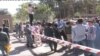 په هرات کې د اعتصاب کوونکو زندانیانو د خپلوانو مظاهره