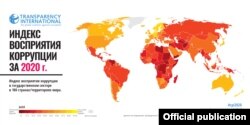 "Transparency International" уюмунун 2020-жыл үчүн маалыматы.