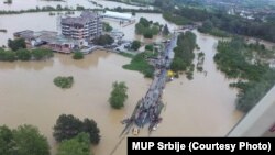 Поплави во Обреновац, Србија.