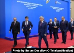 Лидеры стран ЕАЭС, 29 мая 2019 г.