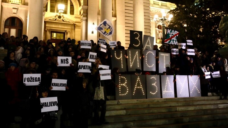 Protesti zbog zagađenja vazduha širom Srbije