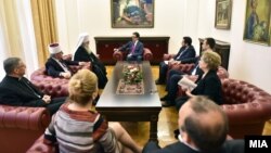 Верските поглавари кај претседателот Стево Пендаровски