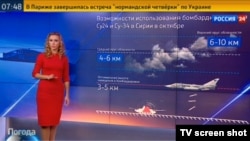 According to one Russian TV station, the weather in Syria is currently ideal for a bombing campaign. 