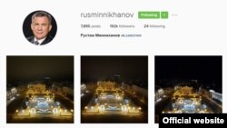 Instagram Рустама Минниханова