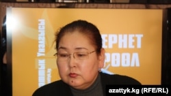 Бишкек мэринин милдетин аткаруучу Айгүл Рыскулова.