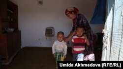 Семья этнических казахов в Узбекистане