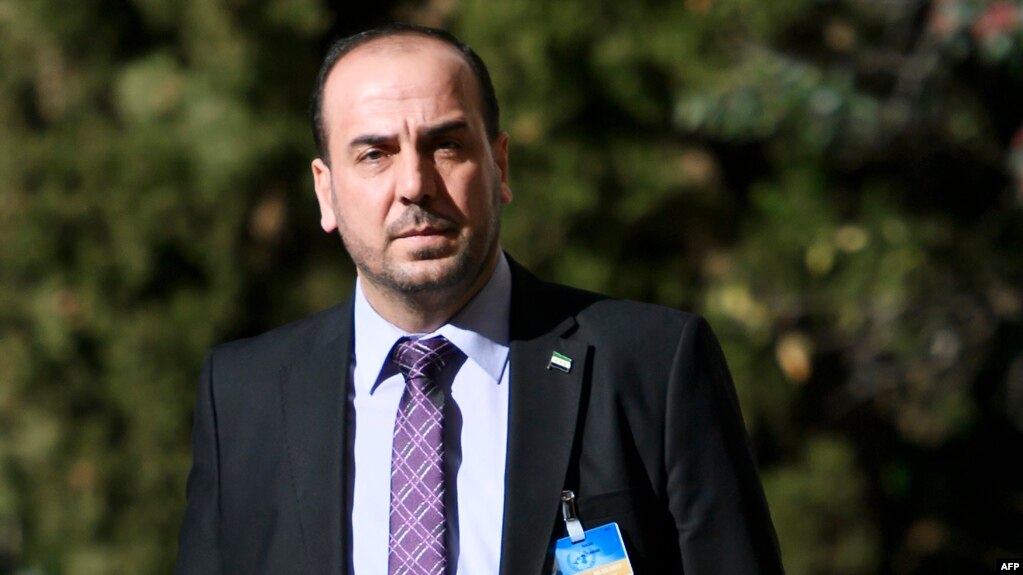 Nasr al-Hariri, lead negotiator for Syria's main opposition group, the High Negotiations Committee 