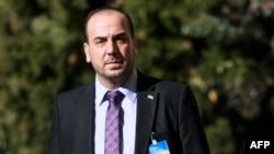 Nasr al-Hariri, lead negotiator for Syria's main opposition group, the High Negotiations Committee