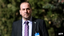 Nasr al-Hariri, lead negotiator for Syria's main opposition group, the High Negotiations Committee 