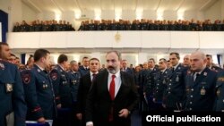 Armenia - Prime Minister NIkol Pashinian meets with senior police officers, Yerevan, January 26, 2019.