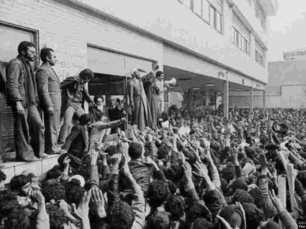 It was a triumphant return from exile (Fars) - In November 1964, Khomeini was arrested and sent into exile. Most of the 14 years he spent abroad were passed in the Iraqi city of Al-Najaf. But in 1978, Iraq's Saddam Hussein expelled him and he moved to France.