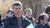 Вельдар Шукурджиев на митинге памяти Тараса Шевченко в Симферополе, 9 марта 2015 года.