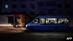 Orașul Varnița, sat din dreapta Nistrului conectat la rețeaua electrică transnistreană, în timpul deconectărilor programate de curent electric, pe 17 ianuarie 2025.