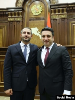 Ռուբեն Ռուբինյանը և Ալեն Սիմոնյանը