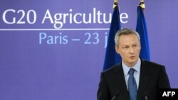 Францускі міністар сельскай гаспадаркі Бруно Лё Мэр