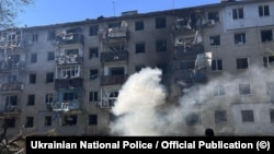 Dnepropetrovsk vilayətinin Pavloqrad şəhərinə Rusiya zərbəsi