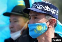 Алматыдағы бейбіт митингілердің бірі. 27 наурыз 2021 жыл.