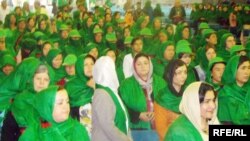 گرد همایی زنان به خاطر اشتراک در انتخابات و بحث روی نقش زنان در انتخابات، در شهر کابل تدویر شد