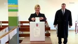 Croatians Cast Ballots In Presidential Runoff