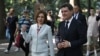 Romania's President Nicusor Dan meets with Moldova's President Maia Sandu in Chisinau
