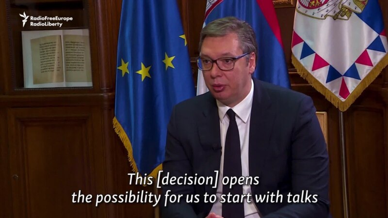 Serbian President Says Kosovo's Tariff Move 'Opens Possibility' For Resuming Talks