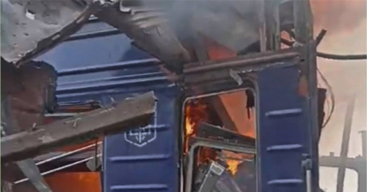 'Dozens' Hurt As Russia Strikes Ukrainian Passenger Train