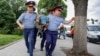 Police detain a man in the center of Almaty, where an illegal rally was expected. June 10, 2019