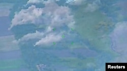 Captură video: atacul aerian al forțelor armate ruse împotriva militanților din regiunea Belgorod pe 23 mai