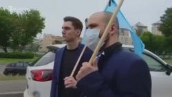 В Киеве устроили автопробег в годовщину депортации крымских татар (видео)