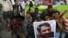 FILE: Pakistani journalists protest in Karachi, the capital of the southern province of Sindh.